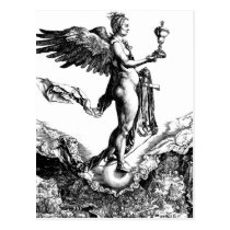 Albrecht Durer - CROMATOGRAFÍA GASEOSA de Némesis tarjetas postales