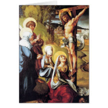 Albrecht Durer - el dolor de siete Marys - Cristo  Felicitacion