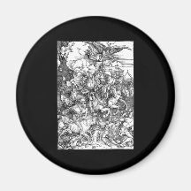 Albrecht Durer los cuatro jinetes de la apocalipsi Imanes De Nevera