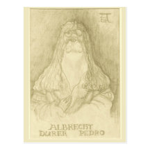 "Albrecht postal de Durer Pedro"