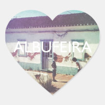 Albufeira Pegatina De Corazon
