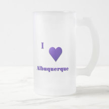Albuquerque -- Azul de medianoche Tazas