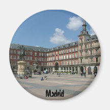 Alcalde de la plaza imán de frigorífico