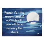¡Alcance para la luna! Tarjeta