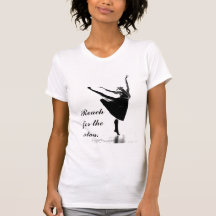 Alcance para las estrellas. Danzas del bailarín Camisetas