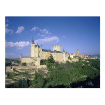 Alcazar, Segovia, Castile León, España 2 Tarjetas Postales