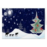 Alces de Navidad Felicitaciones
