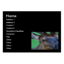 alces plantilla de tarjeta personal