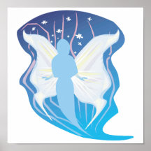 alcohol con alas del faerie de la ninfa impresiones