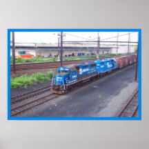 Alcohol de Conrail - GP38 - PRR #2943 en pintura a Impresiones