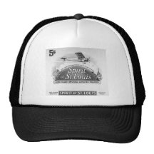 Alcohol de St. Louis - envoltura del cigarro del v Gorra
