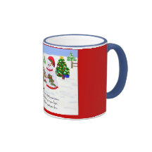 Alcohol del navidad taza de café