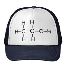 Alcohol - fórmula química gorra