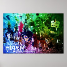 Alcohol helado poster