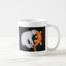 Alcohol y taza del Gecko