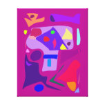 Alegría abstracta 125 de la buena suerte de la fel impresion de lienzo