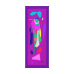 Alegría abstracta de la buena suerte de la felicid impresion de lienzo