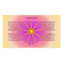 ALEGRÍA Y PAZ PLANTILLAS DE TARJETAS DE VISITA