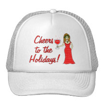 ¡Alegrías a los días de fiesta!  Diosa del vino es Gorro De Camionero