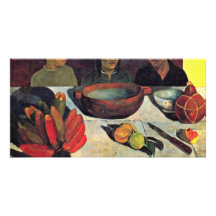 Alemán: 'Comida de S (aún vida con los plátanos), Tarjetas Fotográficas Personalizadas