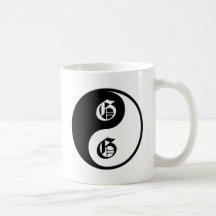 Alemán de Yin Yang Taza