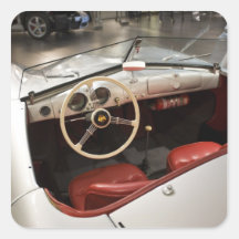 Alemania, Baden-Wurttemberg, 2 Calcomanía Cuadradas Personalizadas