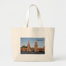 Alemania Berlín Oberbaumbrucke (St.K.) Bolsas Lienzo