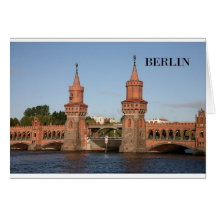 Alemania Berlín Oberbaumbrucke (St.K.) Tarjetón