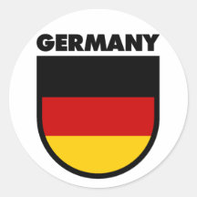 Alemania Etiqueta Redonda
