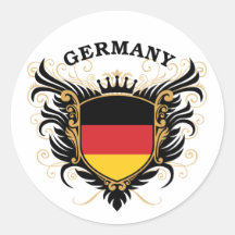 Alemania Pegatinas Redondas