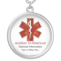 Alérgico al collar médico   de la penicilina