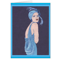 Aleta azul tarjetas