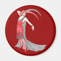 Aleta del escarlata de Redqueen Iman Para Frigorífico