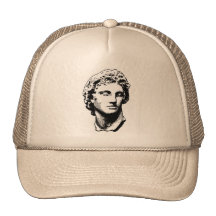Alexander la gran estatua gorras