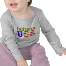 Alfa de Indiana los E.E.U.U. Aashen Camiseta