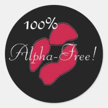 Alfa-Libre Etiqueta Redonda