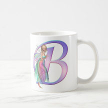 Alfabeto de hadas - letra B Taza De Café