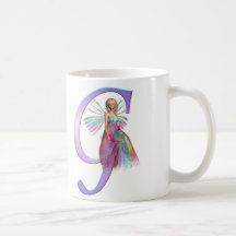 Alfabeto de hadas - letra G Taza De Café
