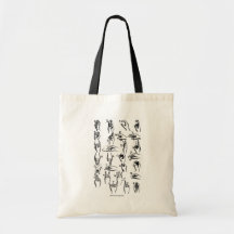 Alfabeto del lenguaje de signos bolsas