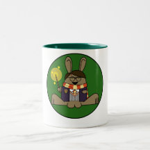 Alfarero del conejito de Elbolas Taza