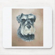 Alfie - schnauzer miniatura alfombrilla de ratón