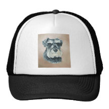 Alfie - schnauzer miniatura gorra