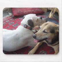 Alfie y acebo alfombrilla de raton