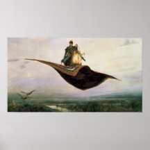 Alfombra de vuelo poster