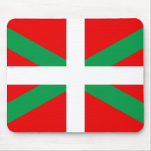 Alfombrilla de ratón con Bandera Vasca “Ikkurina "