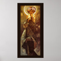 Alfons Mucha: Luna Poster
