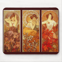Alfonso Mucha Alfombrillas De Ratón