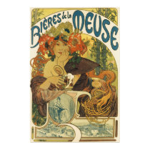 Alfonso Mucha - Bieres de la Muse Poster posters