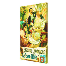 ~ Alfonso Mucha de las galletas Impresion En Lona