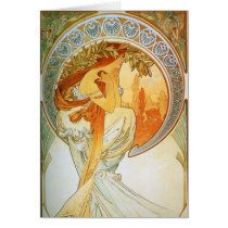 Alfonso Mucha - poesía tarjetas